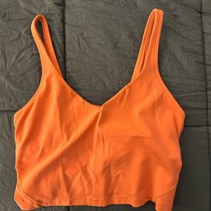 Lululemon align tank SIZE : 8 COLOR: peachy (idk why it looks orange in the pics